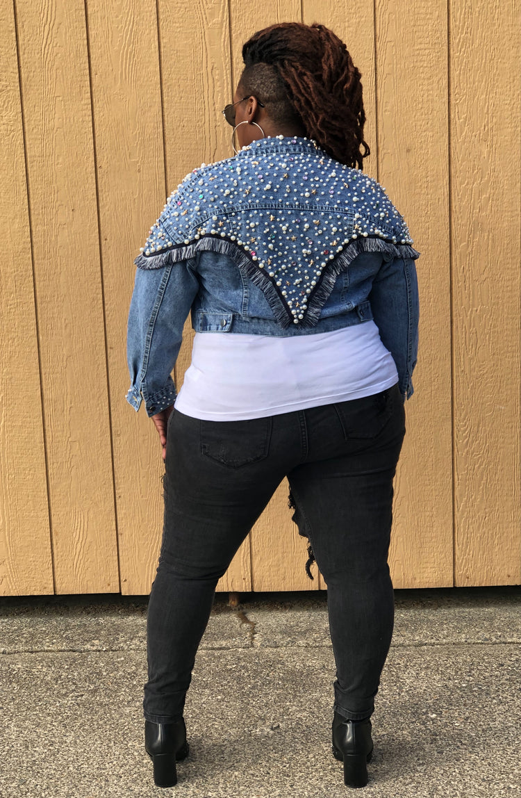 All Studded Out Denim Jacket